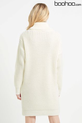 Boohoo Turtle Neck Jumper Dress